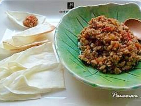 スプーンごと食べちゃう、おつまみミートソース